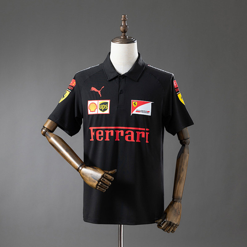 Scuderia Ferrari F1 2025 Black Polo S-3XL-76481660